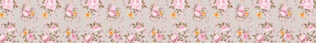 Papel de parede Floral com flores Rosa e fundo Marrom